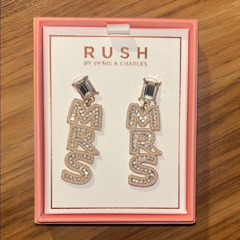 Mrs. Earrings - Bridal Accessories